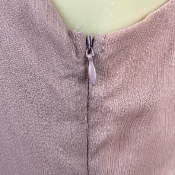 Mia Joy Women’s Dusty Pink Sleeveless Spaghetti Strap Midi Dress Sz S - New - Picture 6 of 9